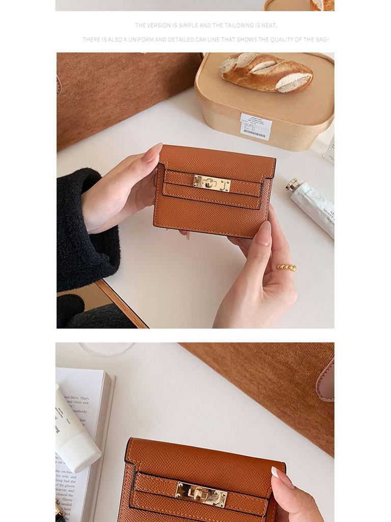 Women's High-end Accordion Coin Purse with Multi-card Slots