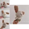 Plush Rabbit Doll With Checkered Shorts Decoration For Kids And Bedroom Decor