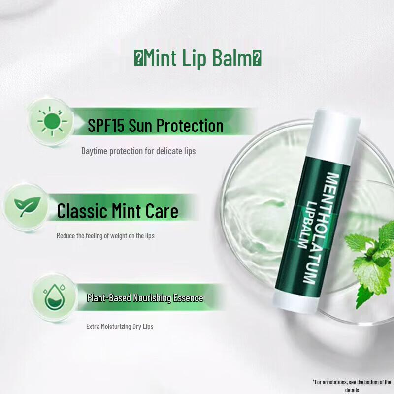 Mentholatum Classic Mint Lip Balm 4-Pack