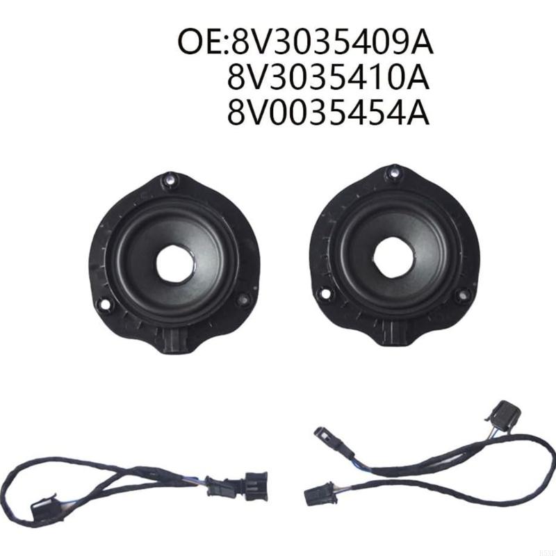 2025 New Front Door Speaker with Wiring Harness Replace 8V3035409A 8V3035410A