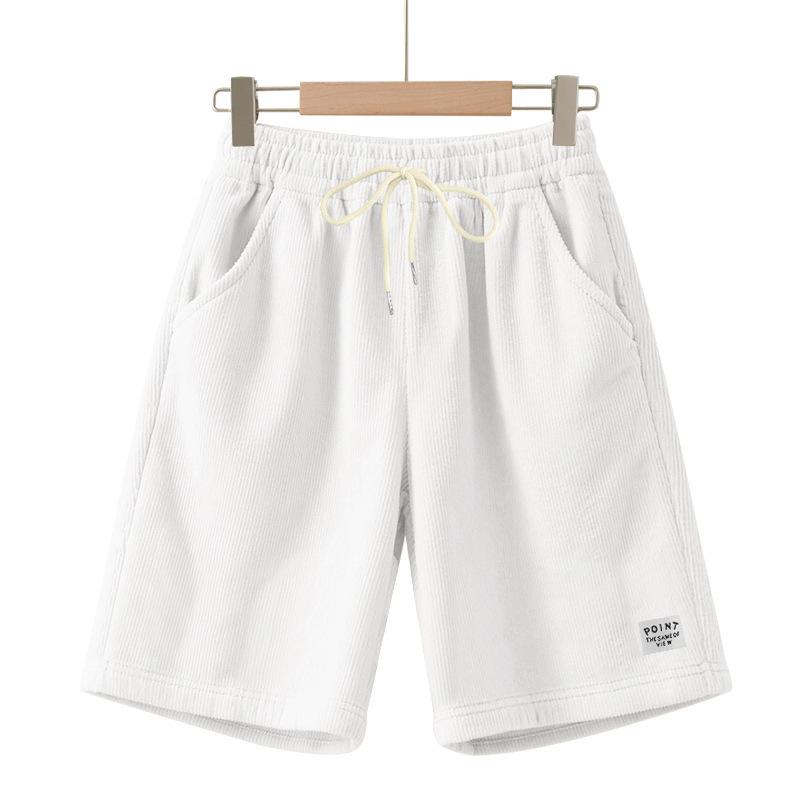 Men'S Straight Work Pants Fashionable And Casual Drawstring Shorts