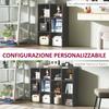 6-Cube Bookshelf - Black
