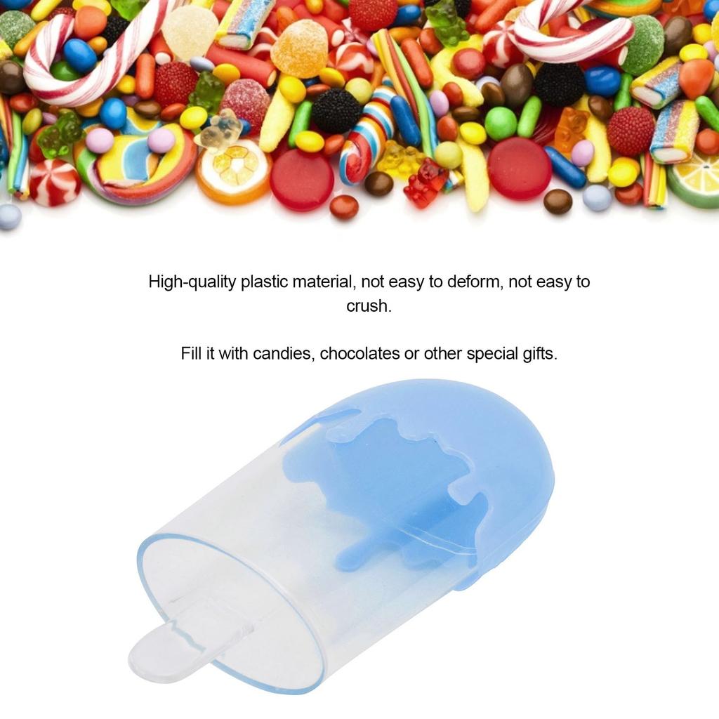 Eisform Süßigkeitenbox Kunststoff Süßigkeitenetui Behälter Hochzeitsfeier Zubehör Süßigkeitenbox Geschenk Gastgeschenk Süßigkeiten Organizer