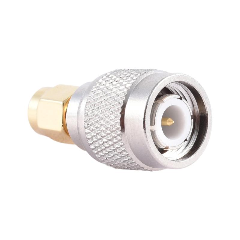 TNC To SMA Connectors Copper TNC SMA Signal Adapter for Computer and Office Use TNC SMA Copper Conversion Head