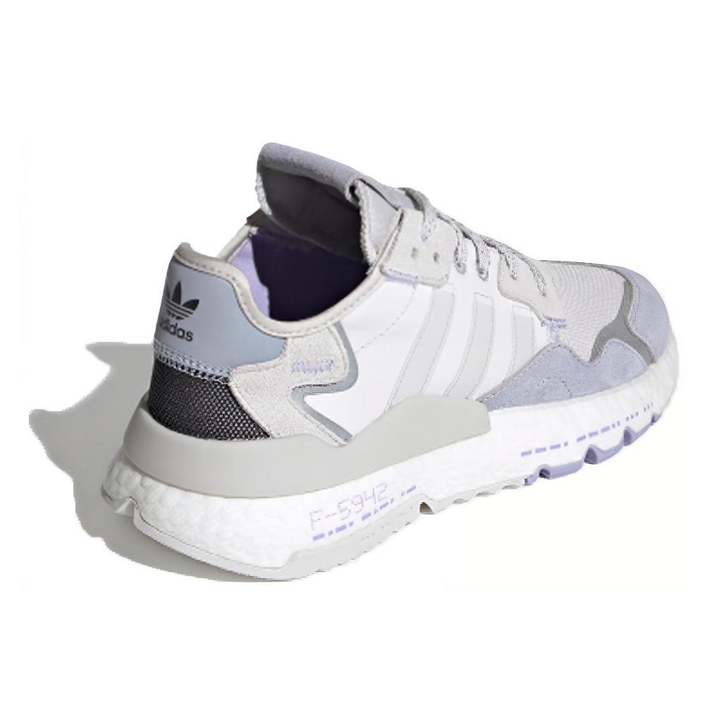 Adidas Originals Nite Jogger 'Gray White Light Purple' Women's (Unisex) Casual Shoes H03250