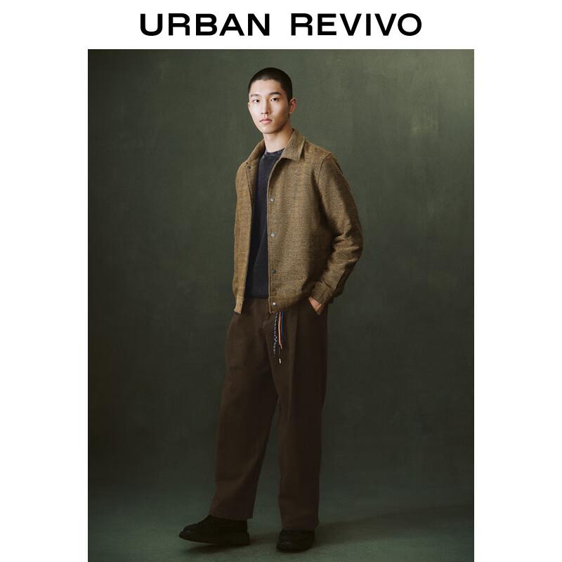 

UR 2024 Spring Men s Textured Loose Lapel Jacket S