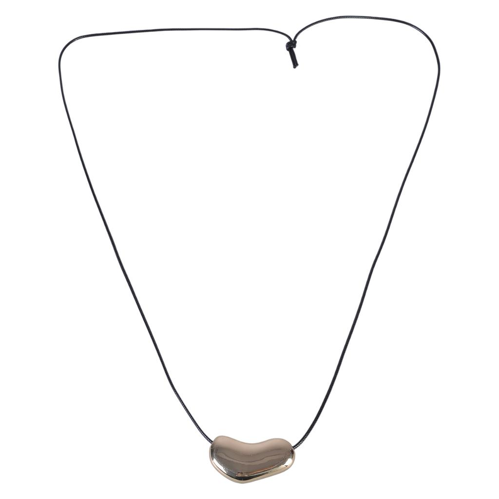 Trendy Swirl Pendant Rope Necklace with Customizable Leather String for Stylish Outfits Parties and Casual Wear