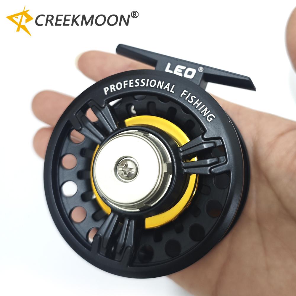Full Metal Fly Fishing Reel 3BB Ball Bearing Left Right Hand 75mm for Rafting Ice Saltwater Flying Fishing Wheel Tackle 260319