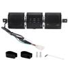 Universal Motorcycle Waterproof Stereo Speakers Bluetooth 3.0+EDR Tf USB Music Player (Black)