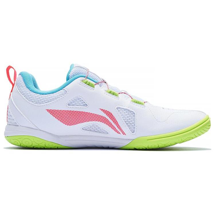 Li Ning Mage ESS Bekväma Slitstarka Andningsaktiva Låga Träningsskor Unisex Vit Röd APTT001-1