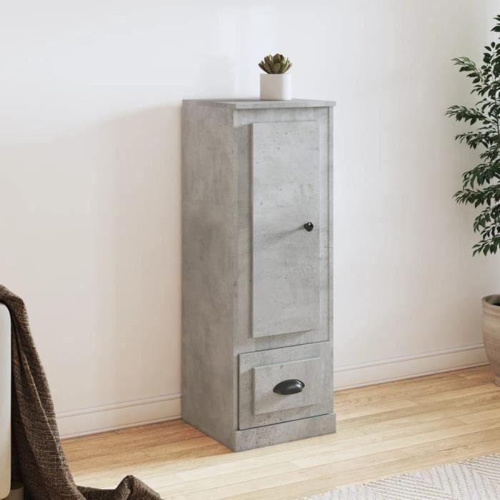 VidaXL Highboard Concrete Grey 36x35.5x103.5 Cm Engineered Wood 816308