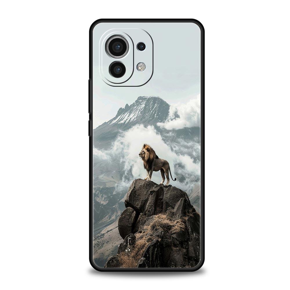 Lion King animal Phone Case For Xiaomi Mi 17 15T 15 14 14T 13T 12T Pro 12 13 Lite 5G 11T Poco X6 X7 X5 Pro Soft Cover