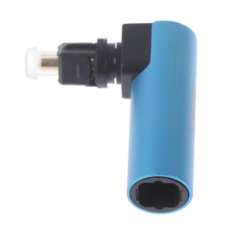 Right Angle Digital Optical Audio Spdif Toslink 90 Degree Optical Adapter