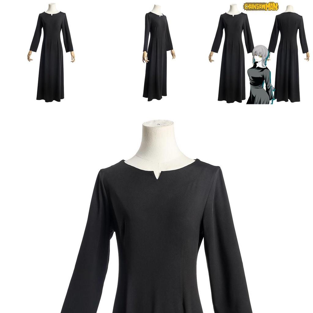 Fabulous Chainsaw Man Makima Cosplay Costume With Sleeves For Halloween Comic Con