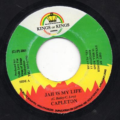 7inch Record CAPLETON / CHRISINTI - Jah Is My Life / Long Live The King NONE Kings of Kings 2001 Jamaica Reggae, Ska & Dub Used