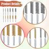 Bore Cleaning Brushes Tube Tools for Bearings Cylinders Power 12PCS