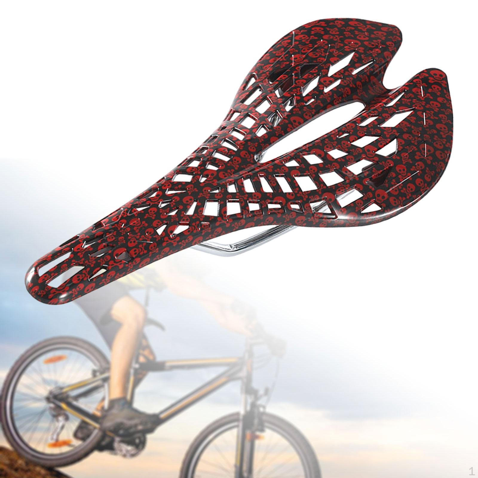 

Bicycle Saddle Parts Nylon Shockproof Classic Comfortable Seat красный