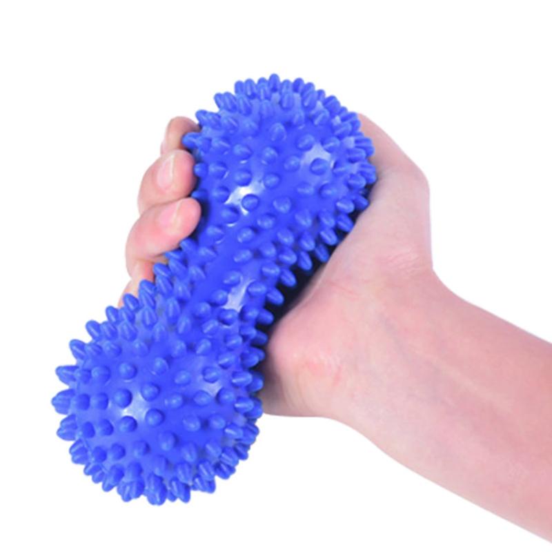 Bola de Masaje de Cacahuete con Púas Entrenamiento Dolor Muscular Estrés Masajeador de Pies Relajación Bolas Miofasciales Para Herramientas de Masaje Plantar