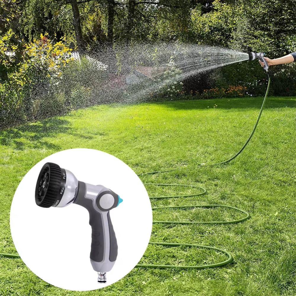 High Pressure Metal Spray Nozzle Watering Plant Water Hose Sprayer Garden Hose Nozzle  Car Washing