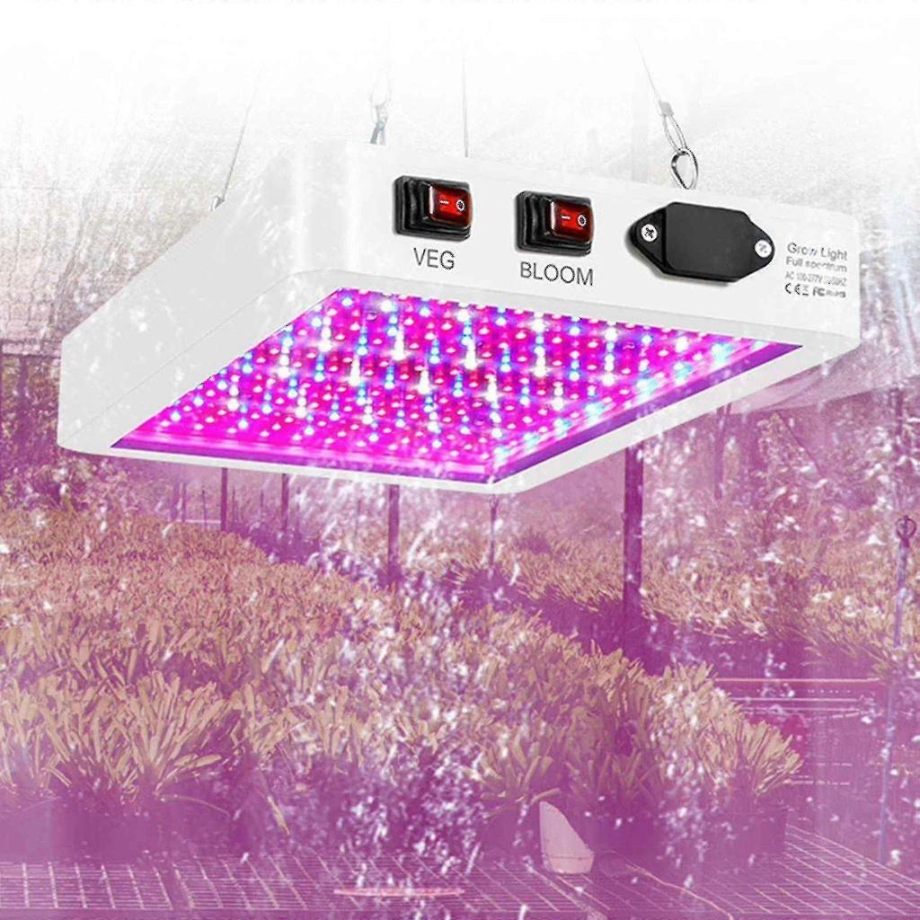1000w 216 LED Växtljus Växtljus Fullspektrum Inomhusväxt Växtljus