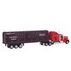 1:65 Pull Back Trucks Realistic Exquisite Interactive Alloy Pull Back Transport Cars Model Toy for