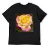 Colorful Rose Flower Design T-Shirt Graphic T Shirt Vintage Sublime Plain Mens Plain T Shirts