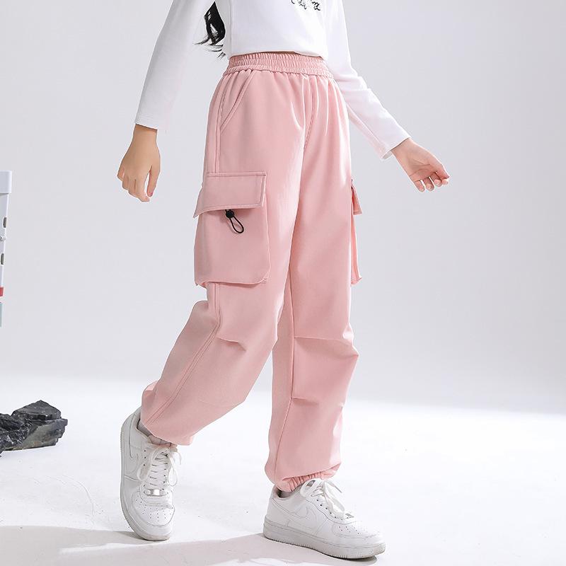 Children's Durable Sports and Workwear Pants for Boys and Girls: Spring and Autumn School Uniform and Mountaineering Options