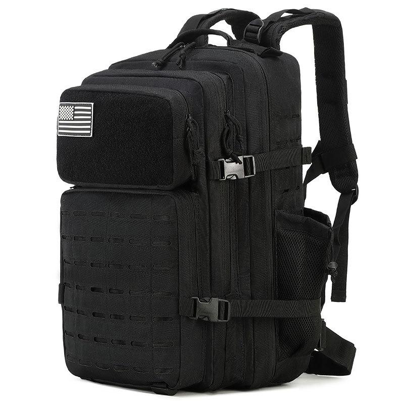 

Outdoor sports bag, light waterproof hiking backpack, mountaineering bag, travel bag, women s leisure schoolbag, men s folding backpack. чёрный