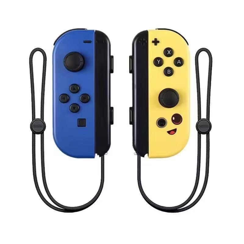 Wireless Bluetooth Joy-Con Controllers with Wake-Up Feature and Wrist Strap, Left and Right Separately for Switch