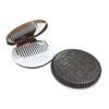 Chocolate Cookies Folding Makeup Mirror Women's Portable Bag Portable Makeup Mirror Creative Mirror Comb Set