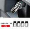 Set of 4 Alloy Car Logo Wheels Tire Valve Dust Covers Tire Stem Covers for Kia Rio Soul Seltos Forte K5 K3 Niro Sorento Stinger VG4