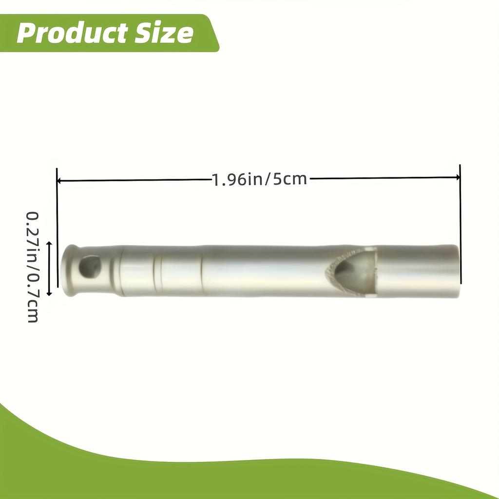 Ultralight Titanium Emergency Whistle with Cord Outdoor Survival Camping Hiking Exploring Camping Whistle