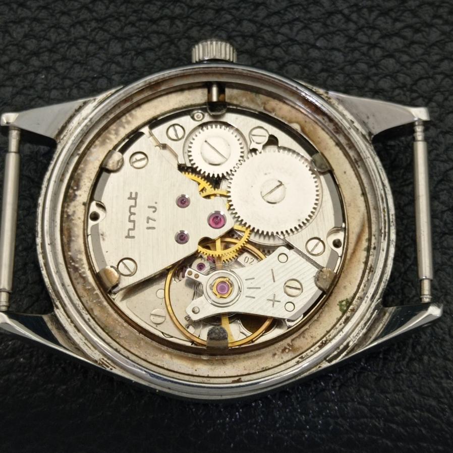 AUTHENTIC HMT JANATA HAND-WINDING MENS BLUE DIAL WATCH a600040-5 N101-a600040