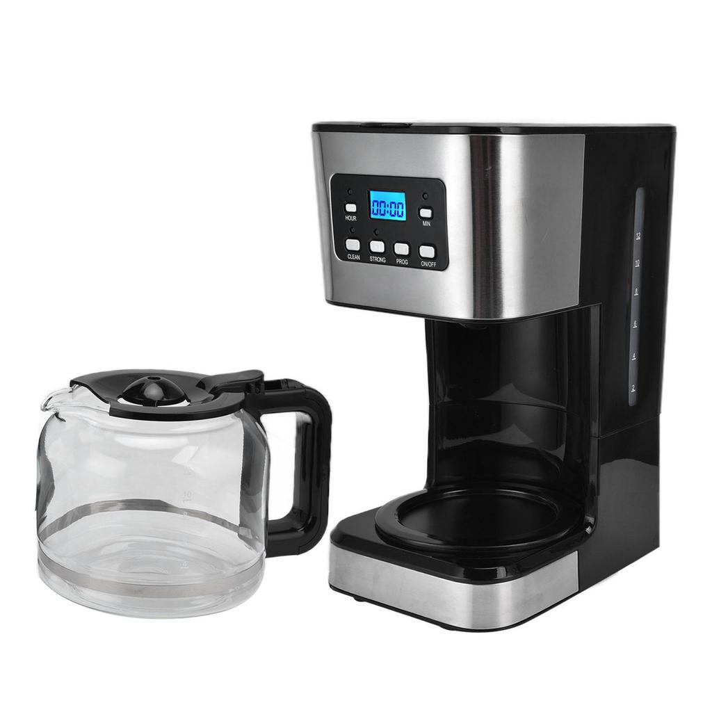 1,5l překapávací kávovar, kávovar na 12 šálků s časovačem, automatická extrakce pro domácnost a kavárnu