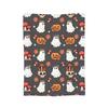 Halloween Ghosts Foral Blankets Fleece Summer Air Conditioning Pumpkin Portable Super Soft Throw Blanket for Home Travel Quilt