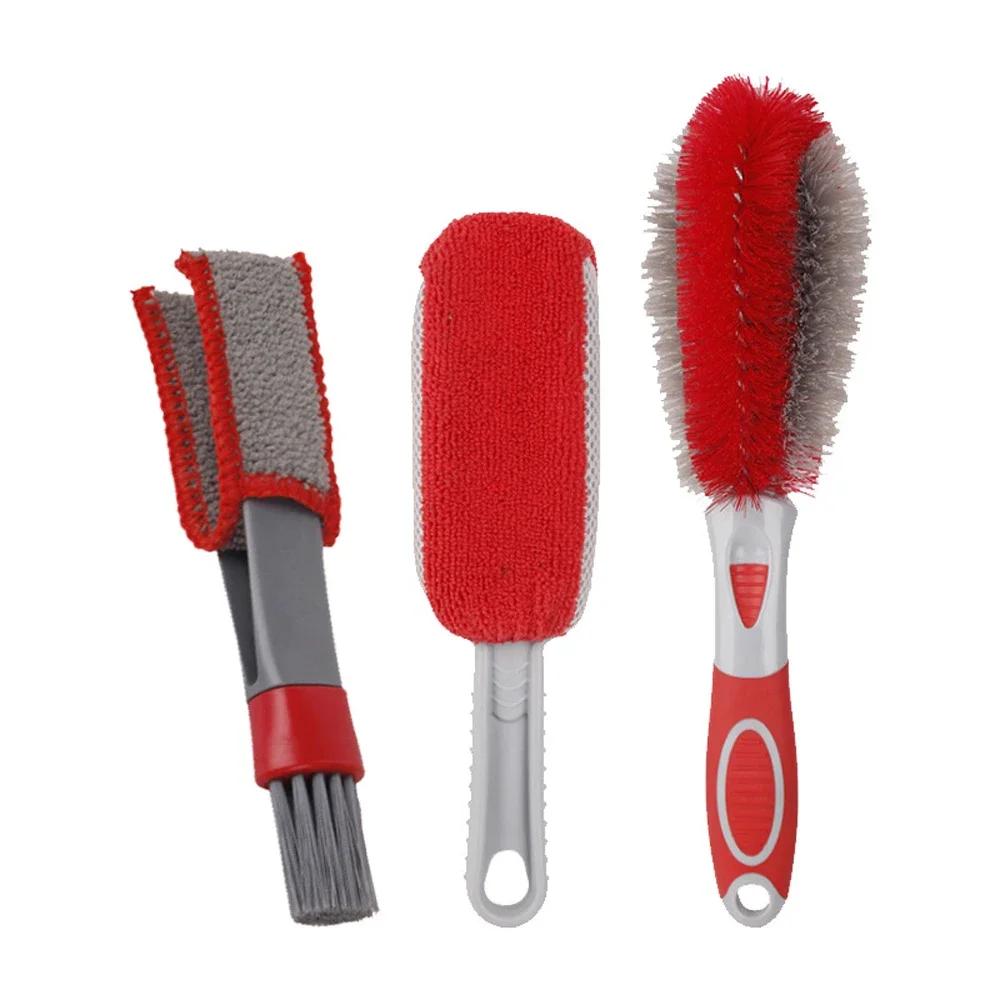 Car Interior Cleaning Brush Double Head Brushes Car Air Vent Dashboard Blinds Keyboard Dust Removal Brush Auto Cleaning Tools