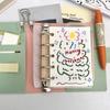 Mini Portable Notebook Blank Page DIY Binder Notebook Fashion Loose Leaf Notebook  Study