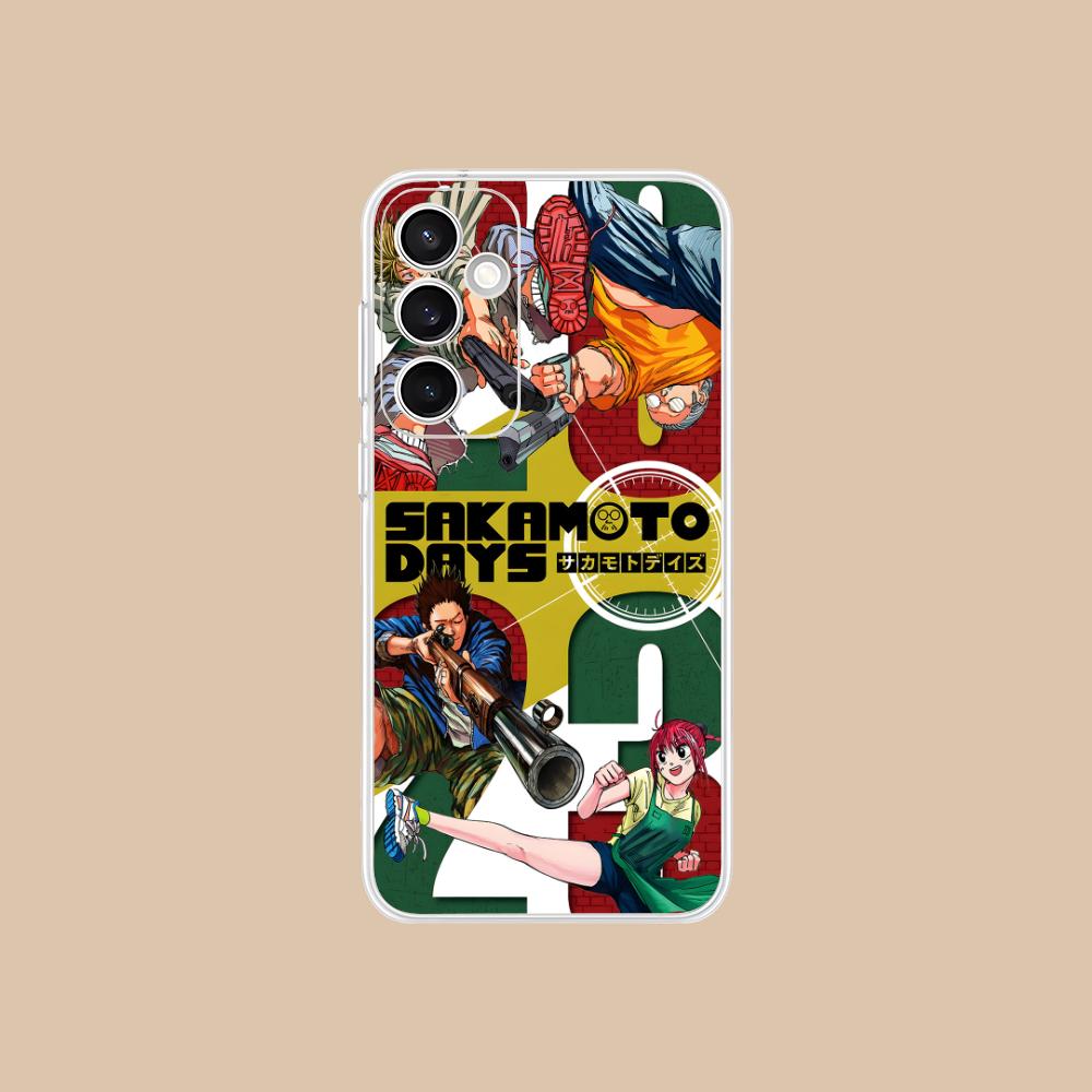 

Sakamoto Days Mobile Phone Case for Samsung Galaxy S25 S24 S23 S22 S21Plus FE Ultra Clear Colorful Cover Smartphone Cover Galaxy S21+ 5G