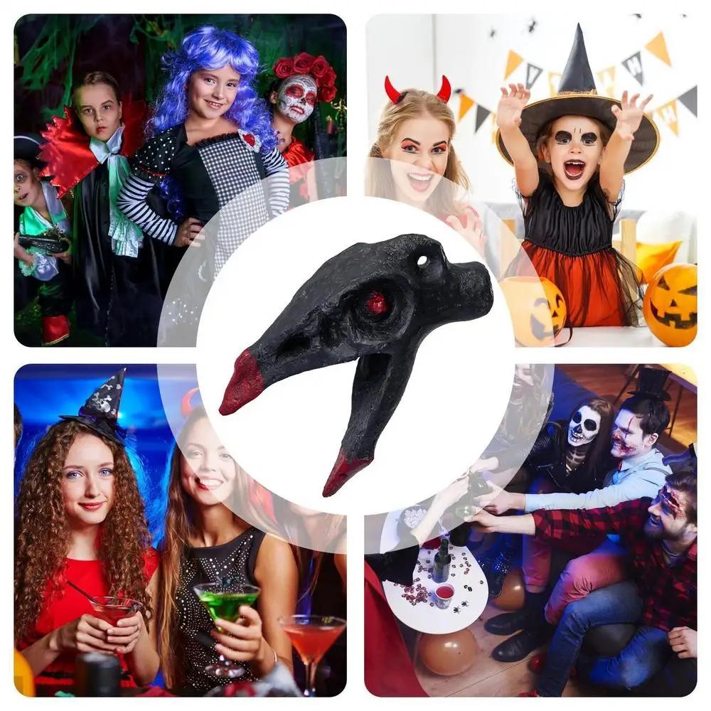 Aztekische Todespfeife mit seltsamem Geräusch Krähenschnabel Todespfeife Lautes Ornament Party Lärm Requisite Anhänger Zubehör Geschenke