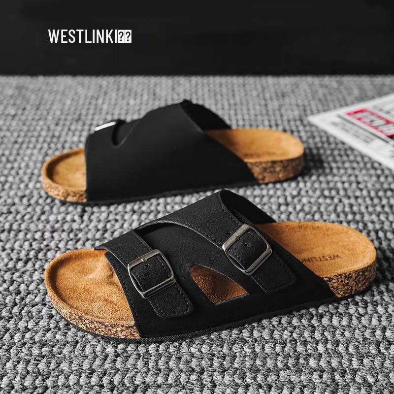 Westlink Men s Birken-Style Casual Sandals US 12 чёрный