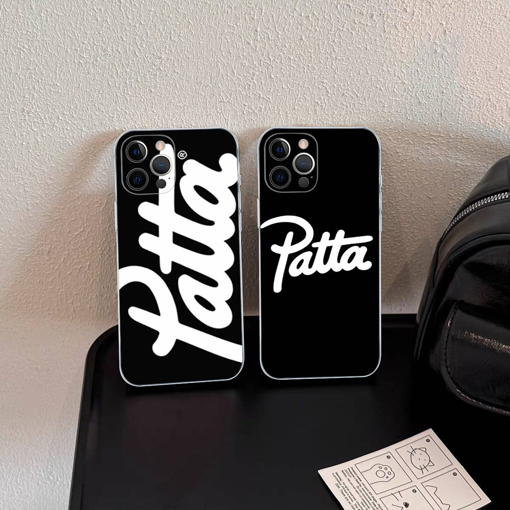 Fashion P-Patta Phone Case For IPhone 17 16 15 14 13 12 11 Pro Max Plus Soft Cover Personalized DIY