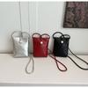 Mini mobile phone bag new shoulder messenger bag small bag sweet out ins women's bag red black A