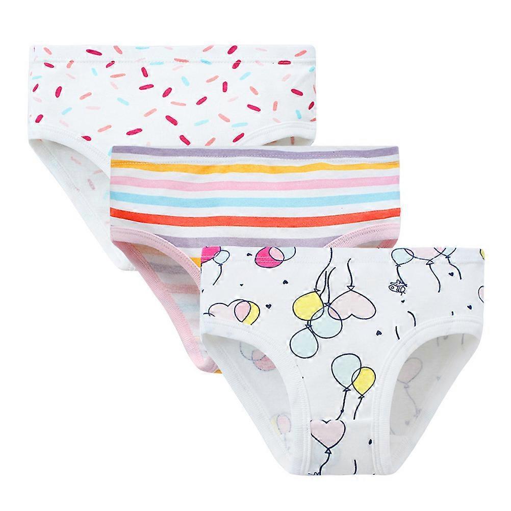 6pcs Cotton Triangle Underwear Comfortable Underpant Briefs Baby Triangle Pants for Little Girls Kids Fit