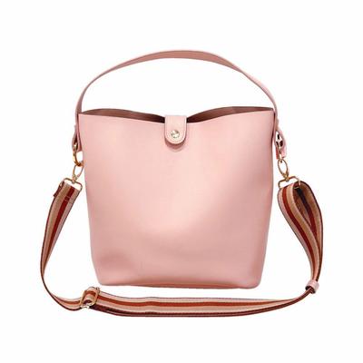 Τσάντα Ώμου Deli Crossbody Μικρή Συνθετικό Δέρμα 1055 01 Ροζ Πουνδρέ [Rootote] LT.Deli.Point Shoulder-B Γυναικεία