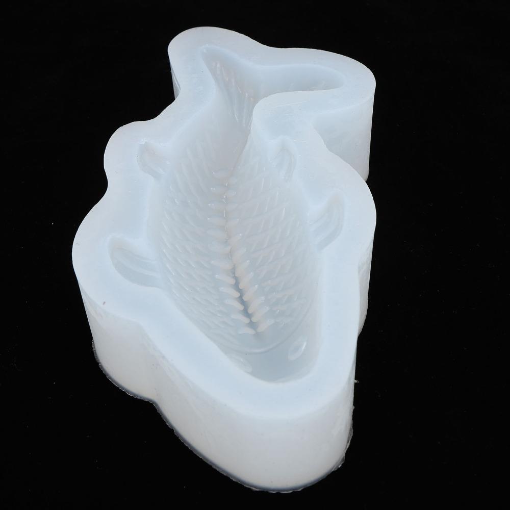 Waffle Mold Silicone Fish Silicone Mold Fish Reusable Chocolate Mould White 3.7 x 16cm Silicone Koi Fish Mold Cake Decorating