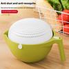 Double Drain Basket Kitchen Sink Strainer for Rice Washing Noodles Vegetables Fruit Kitchen Gadget Colander Strainers