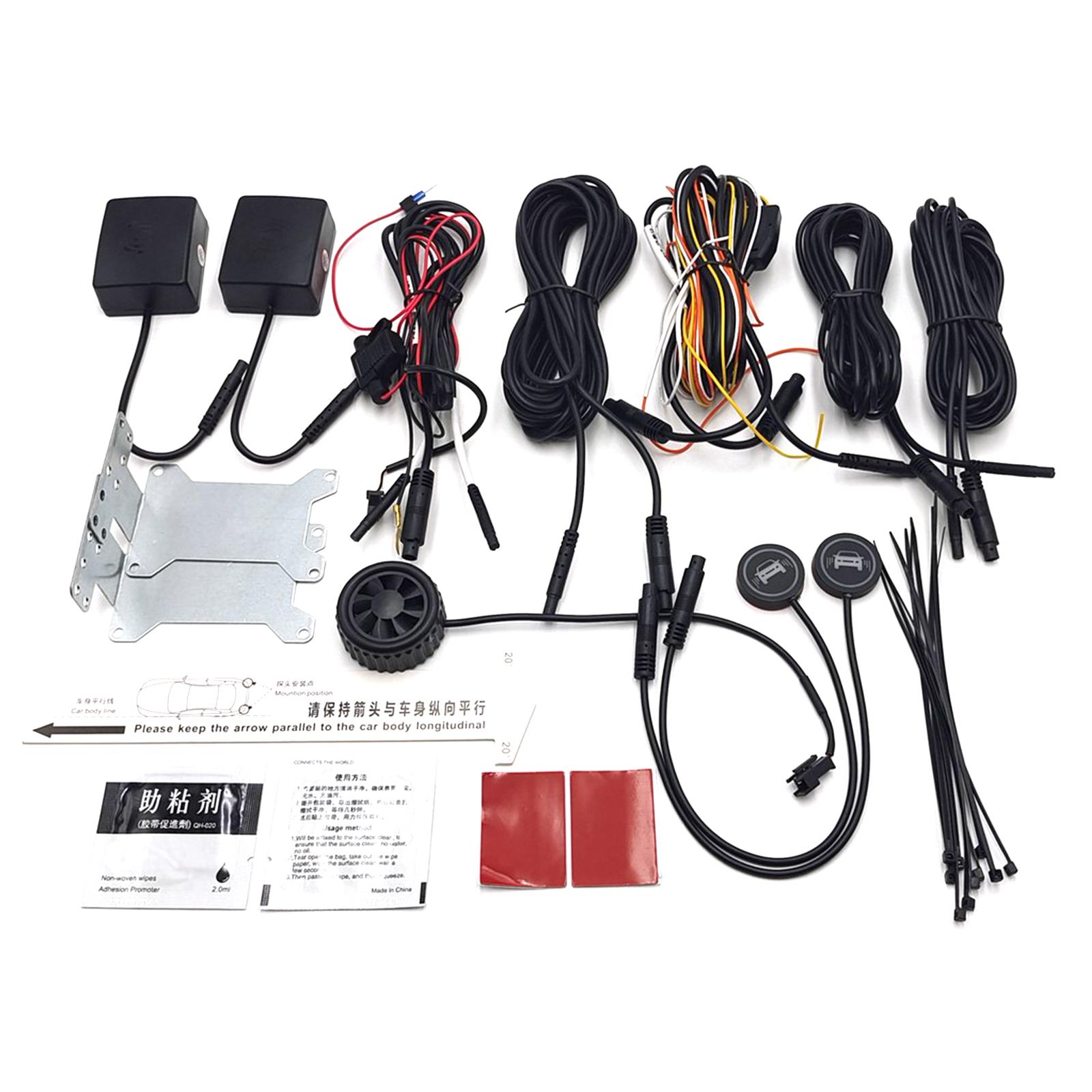 

24Ghz Millimeter Wave Radar Horizontal 65.61ft Vertical 13.12ft Change Lane Safer BSM Blind Spot Monitoring Assist Safety Drive 20m
