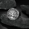 European and American Seal Hand Jewelry Creative Tree of Life Ring Casting Men's Ring