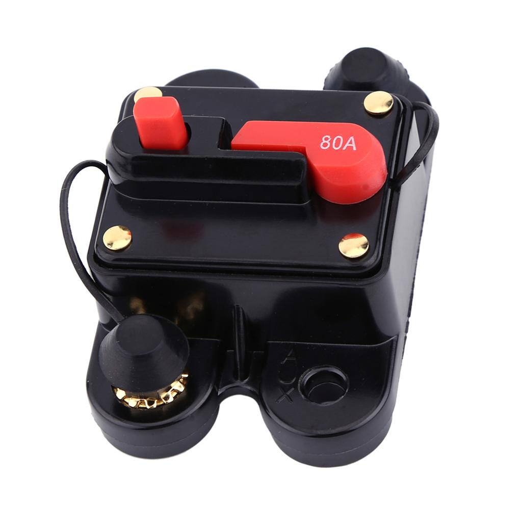  12V Circuit Interrupter Breaker for Car Marine Boat Bike Stereo   Reset  (80A)