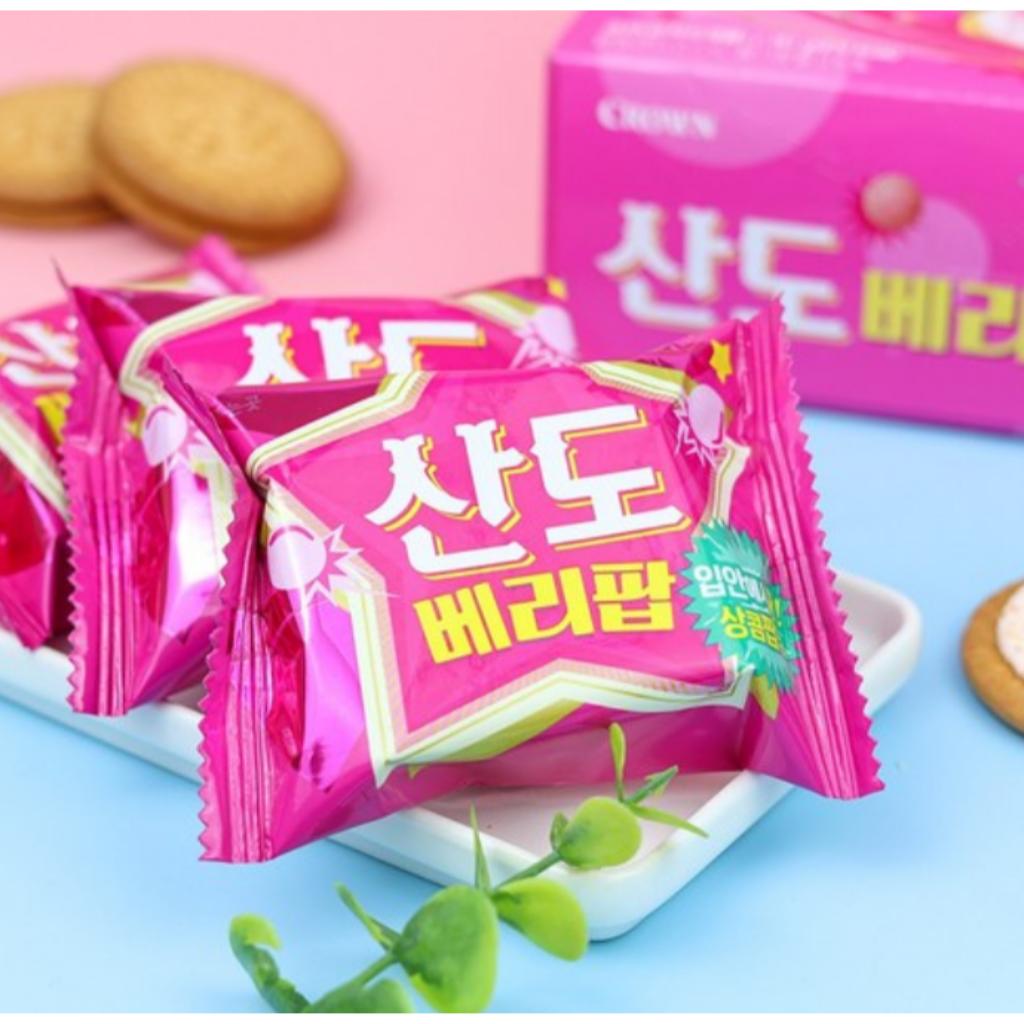 [Crwon] Sando Milk Pop & Berry Pop 161g